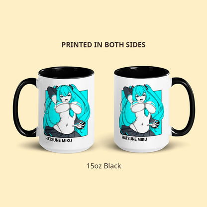 Hatsune Miku Mug, waifu Mug, Hatsune Miku Coffee Cup, Hatsune Miku Merch, Customized Coffee Mug, Waifu gacha Merch, Miku Fan Merch, Gift For Friend