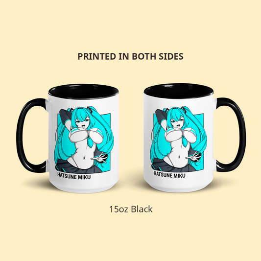 Hatsune Miku Mug, waifu Mug, Hatsune Miku Coffee Cup, Hatsune Miku Merch, Customized Coffee Mug, Waifu gacha Merch, Miku Fan Merch, Gift For Friend
