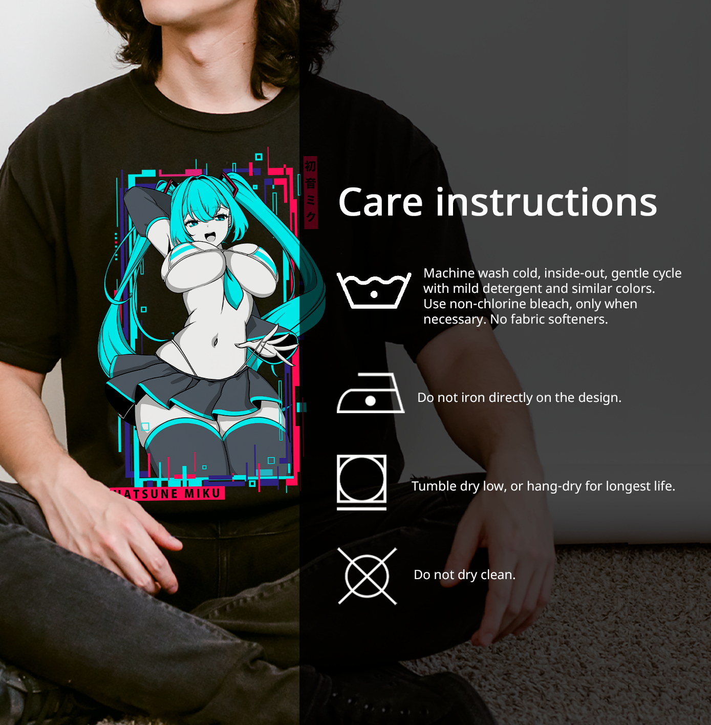 Hatsune Miku T-Shirt ZZZ Shirt Hatsune Miku Tee Gift for Game Fan Anime Waifu Shirt Cool Miku Tee Waifu T-Shirt Hatsune Miku Merch
