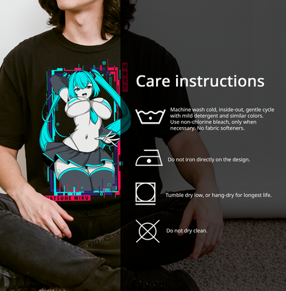 Hatsune Miku T-Shirt ZZZ Shirt Hatsune Miku Tee Gift for Game Fan Anime Waifu Shirt Cool Miku Tee Waifu T-Shirt Hatsune Miku Merch