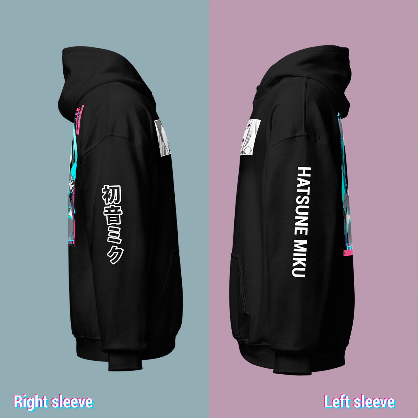 Hatsune Miku Hoodie Gamer Hoodie Gift for Miku Fan Games Waifu Shirt Cool Hatsune Miku Sweatshirt Hatsune Miku Merch