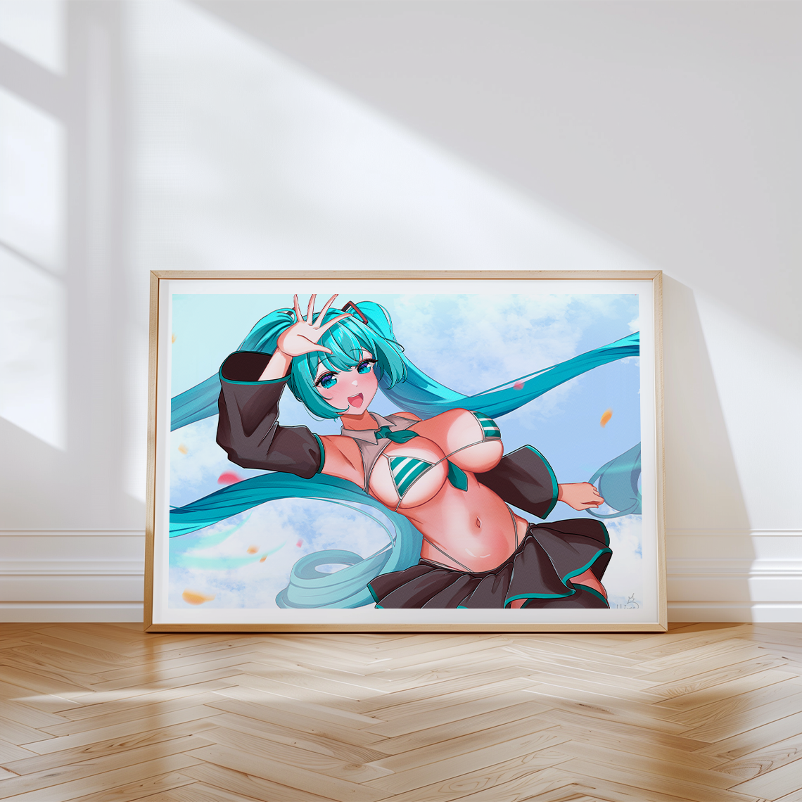 Hatsune Miku Poster, Hatsune Miku Merch, Gift For Gamer Fan, Miku Merch, Hatsune Miku Fan, Waifu Poster