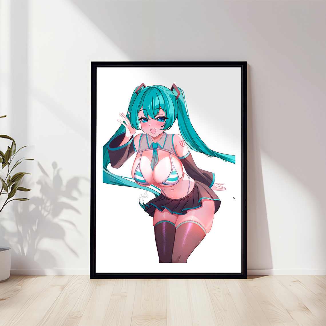 Hatsune Miku Poster, Hatsune Miku Merch, Gift For Gamer Fan, Miku Merch, Hatsune Miku Fan, Waifu Poster