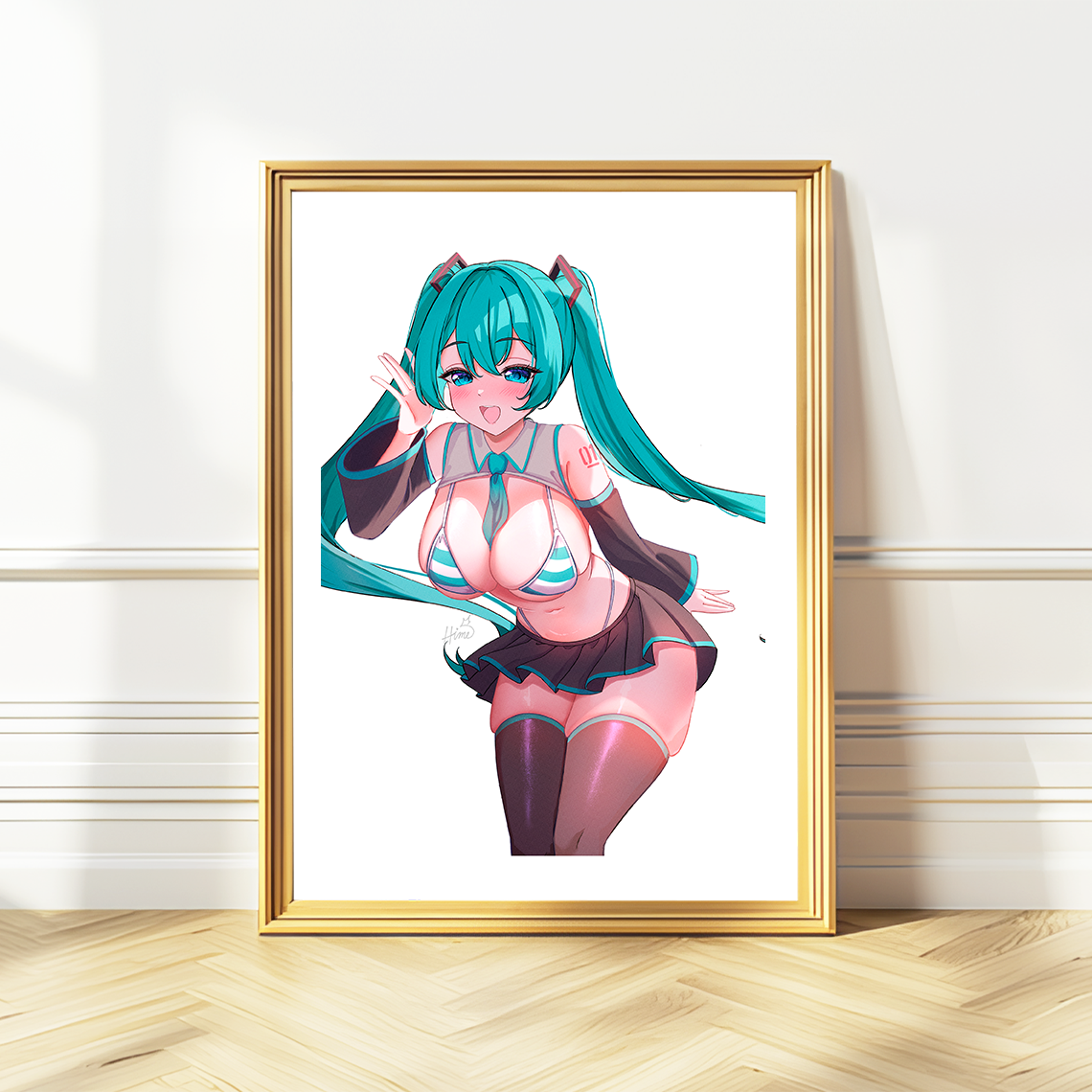 Hatsune Miku Poster, Hatsune Miku Merch, Gift For Gamer Fan, Miku Merch, Hatsune Miku Fan, Waifu Poster