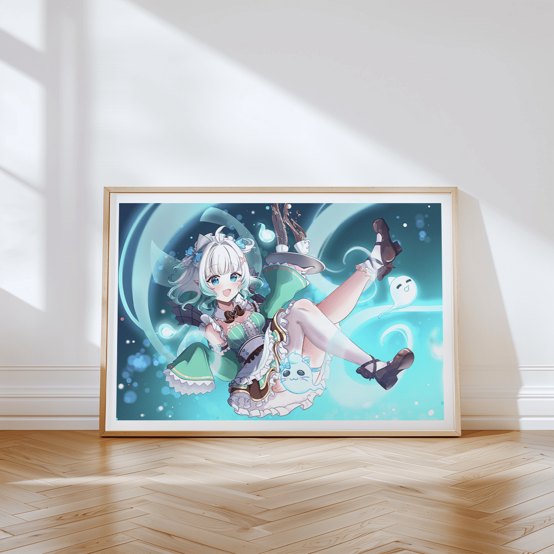 Mint Fantome Art Print, Mint Fantome Poster, Mint Fantome Merch, Gift For Vtuber Fan, Vtuber Merch, Vtuber Poster, Mint Fantome Fan, Vtuber Poster