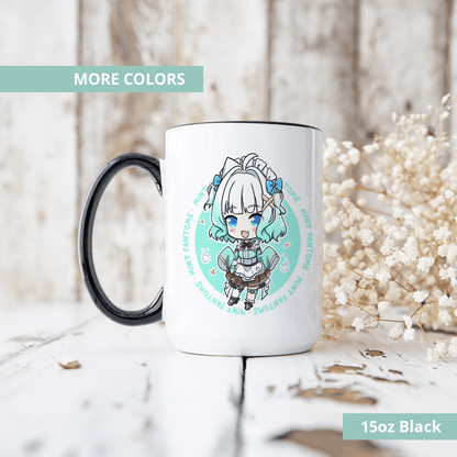 Mint Fantome Mug, Vtuber Mug, Mint Fantome Coffee Cup, Mint Fantome Merch, Customized Coffee Mug, Vtuber Merch, Maid Mint Fan Merch, Gift For Friend
