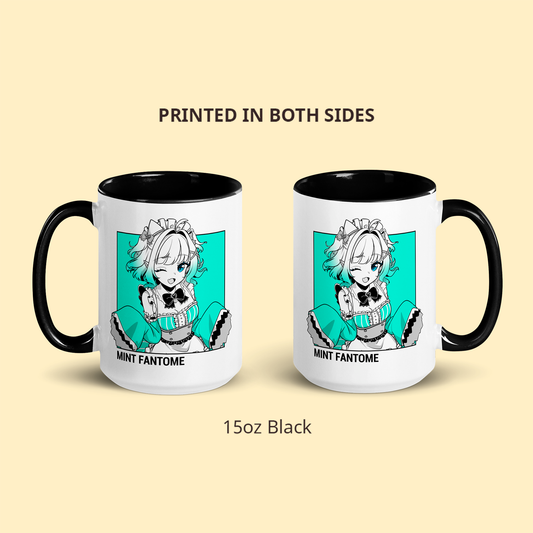 Mint Fantome Mug, Vtuber Mug, Mint Fantome Coffee Cup, Mint Fantome Merch, Customized Coffee Mug, Vtuber Merch, Maid Mint Fan Merch, Gift For Friend