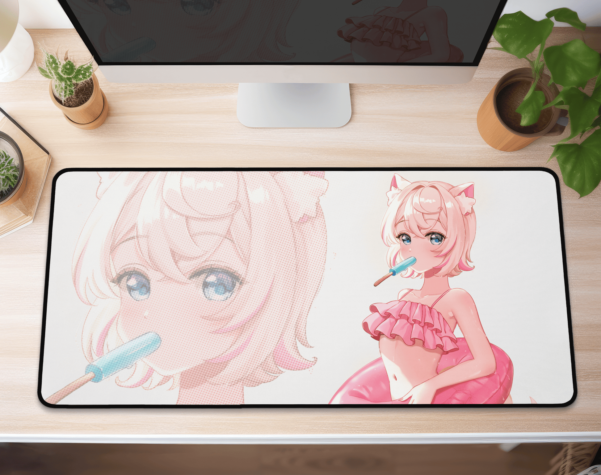 Mococo Abyssgard Deskmat Vtubers Mousepad XL XXL Gaming Desk Mat Gift for Gamers Waifu Large Playmat Hololive Merch Mococo Abyssgard
Mousepad FUWAMOCO