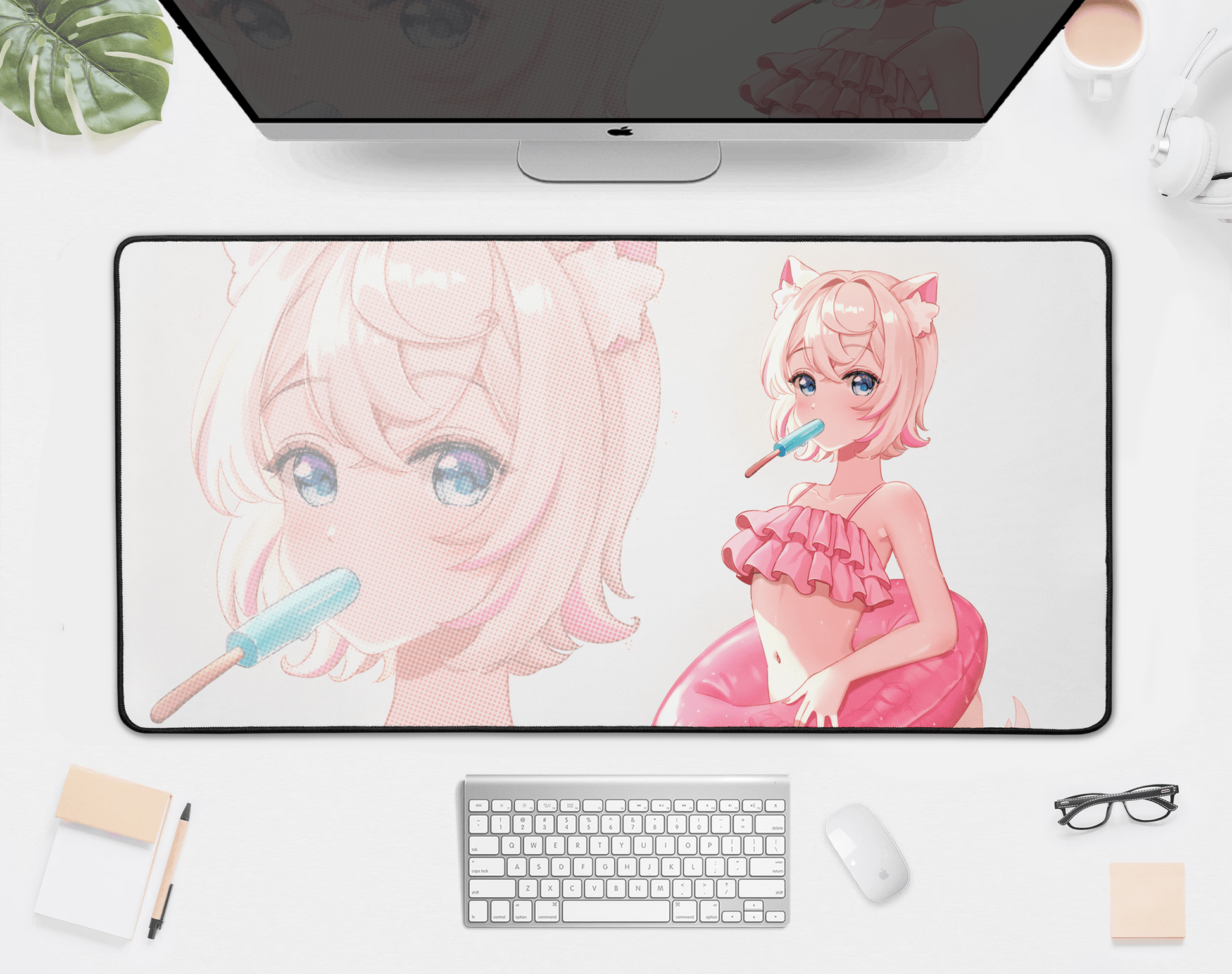 Mococo Abyssgard Deskmat Vtubers Mousepad XL XXL Gaming Desk Mat Gift for Gamers Waifu Large Playmat Hololive Merch Mococo Abyssgard
Mousepad FUWAMOCO