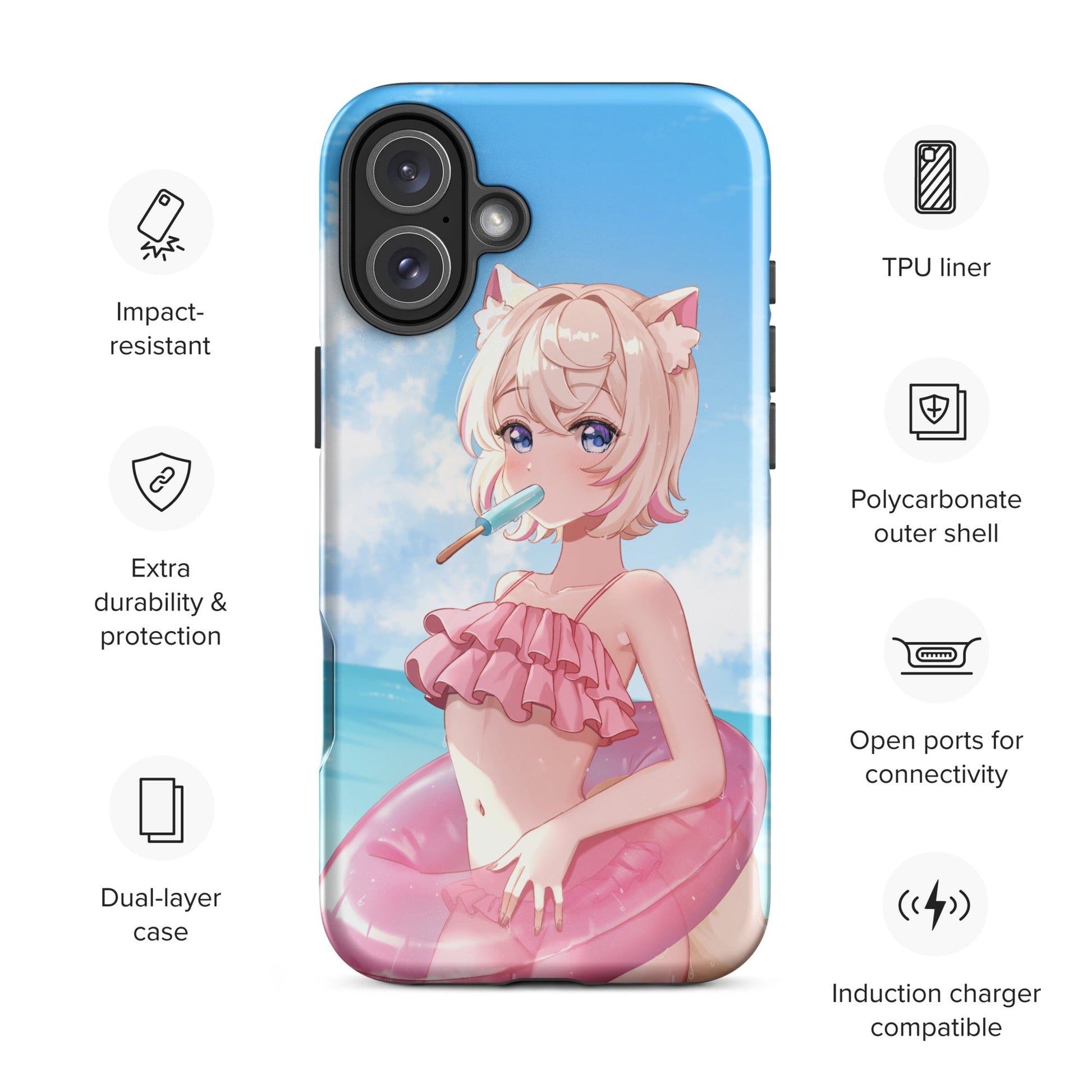 Mococo Abyssgard Phone Case, Vtuber Phone Case, Hololive Mococo Abyssgard  Merch, Iphone Case, Samsung Case, Gift For Vtuber Fan, FUWAMOCO , Hololive Phone Case