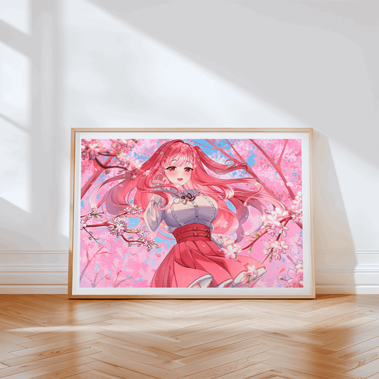 Mori Calliope Wall Art Mori Calliope Hololive MythMerch Vtubers Gift Hololive Wall Decor Mori Calliope Merch Anime Wall Art Canvas