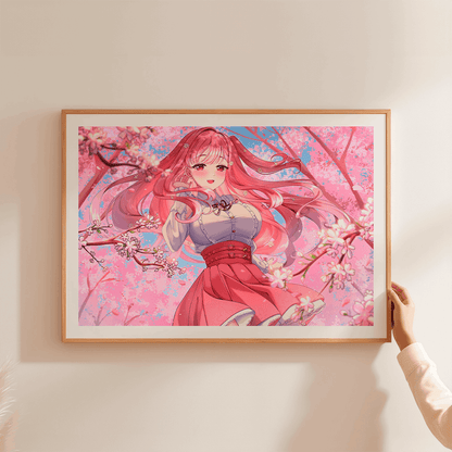 Mori Calliope Wall Art Mori Calliope Hololive MythMerch Vtubers Gift Hololive Wall Decor Mori Calliope Merch Anime Wall Art Canvas
