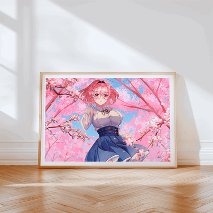 Mori Calliope Wall Art Mori Calliope Hololive MythMerch Vtubers Gift Hololive Wall Decor Mori Calliope Merch Anime Wall Art Canvas