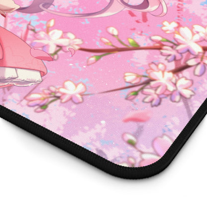 Mori Kawaiiope Deskmat Vtubers Mousepad XL XXL Gaming Desk Mat Gift for Gamers Waifu Large Playmat Hololive Merch Mori Calliope Mousepad
