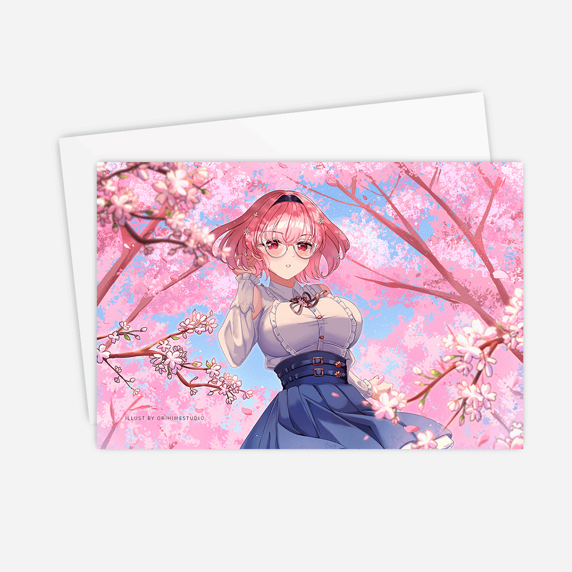 Hololive Mori Calliope Postcard, Mori Kawaiiope Mini Print, Hololive Merch,Mori Calliope Merch, Vtubers Merch, Mori Kawaiiope Print, Mori Kawaiiope Poster, Vtuber Poster