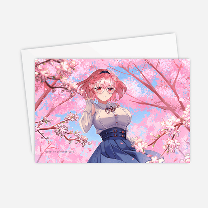 Hololive Mori Calliope Postcard, Mori Kawaiiope Mini Print, Hololive Merch,Mori Calliope Merch, Vtubers Merch, Mori Kawaiiope Print, Mori Kawaiiope Poster, Vtuber Poster