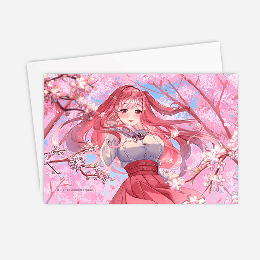 Hololive Mori Calliope Postcard, Mori Kawaiiope Mini Print, Hololive Merch,Mori Calliope Merch, Vtubers Merch, Mori Kawaiiope Print, Mori Kawaiiope Poster, Vtuber Poster