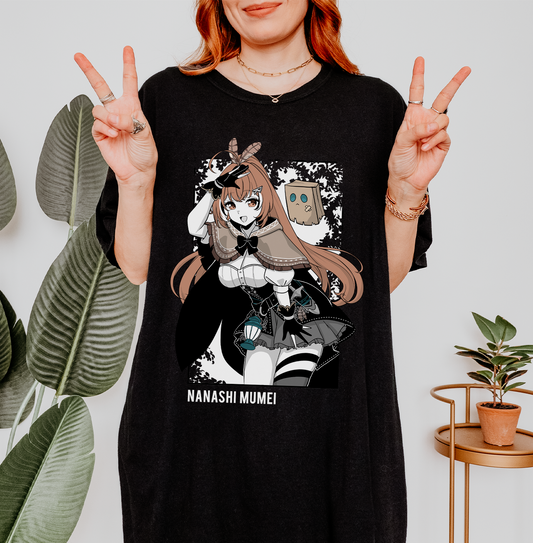 Nanashi Mumei T-Shirt, Vtuber Shirt, Nanashi Mumei merch, Hololive merch, Unisex Vtuber T-Shirt, Mumei Merch
