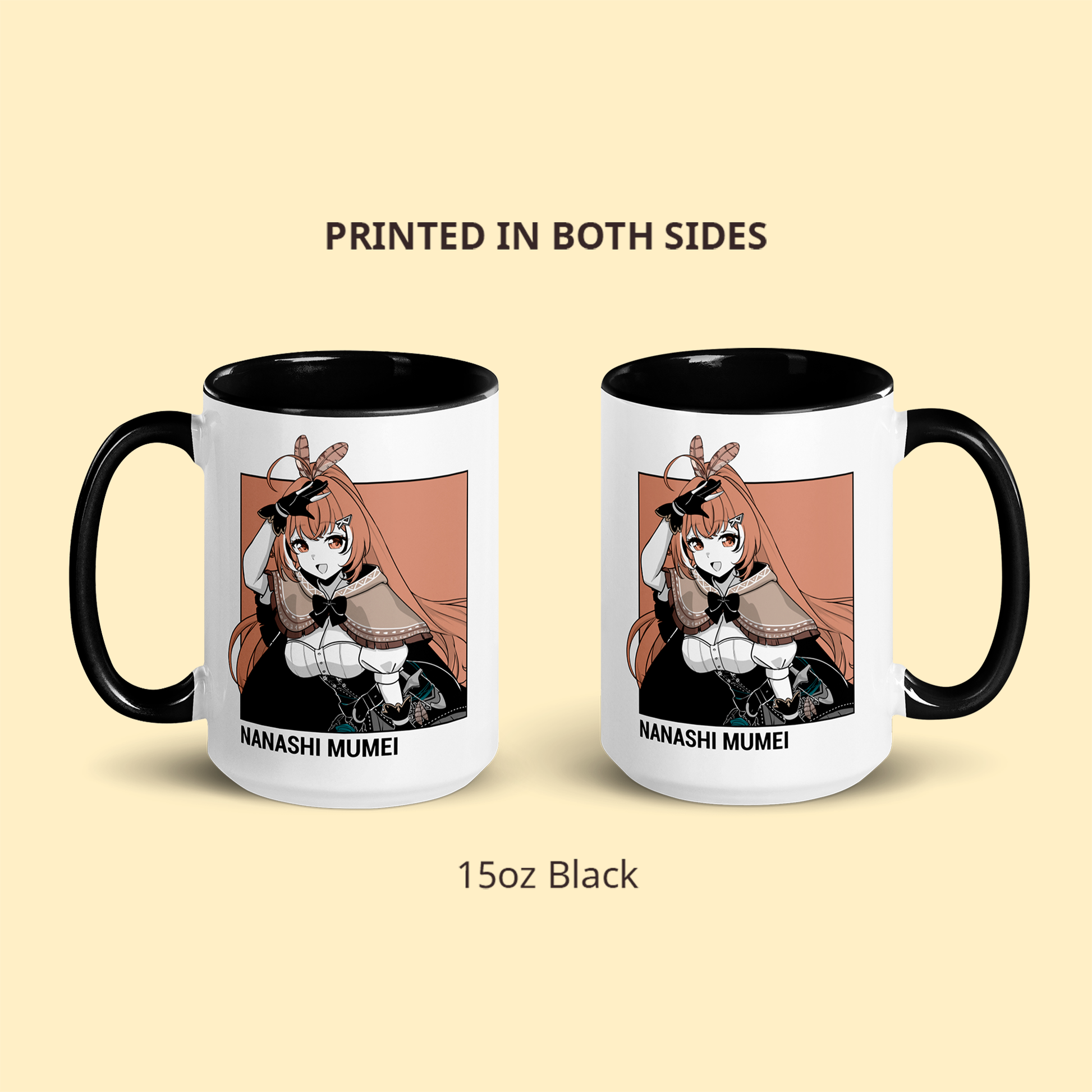 Nanashi Mumei Mug, Vtuber Mug, Nanashi Mumei Coffee Cup, Nanashi Mumei Merch, Customized Coffee Mug, Vtuber Merch, Hololive Fan Merch, Gift For Friend