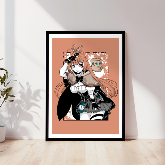 Nanashi Mumei Wall Art Nanashi Mumei Hololive Merch Vtubers Gift Hololive Wall Decor Nanashi Mumei Merch Anime Wall Art Canvas