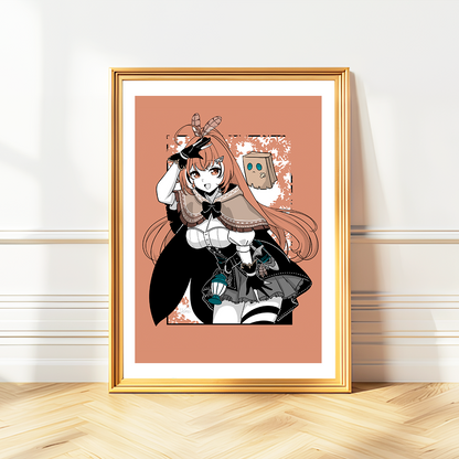 Nanashi Mumei Wall Art Nanashi Mumei Hololive Merch Vtubers Gift Hololive Wall Decor Nanashi Mumei Merch Anime Wall Art Canvas