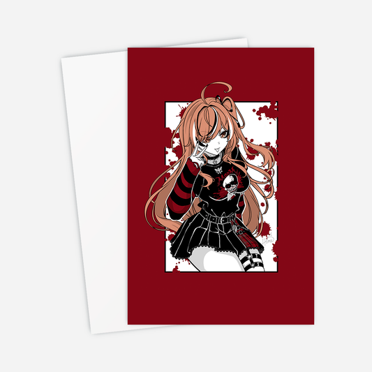 Nanashi Mumei Postcard Mini Print Hololive Merch Vtubers Merch Hololive Mini Print Nanashi Mumei Merch