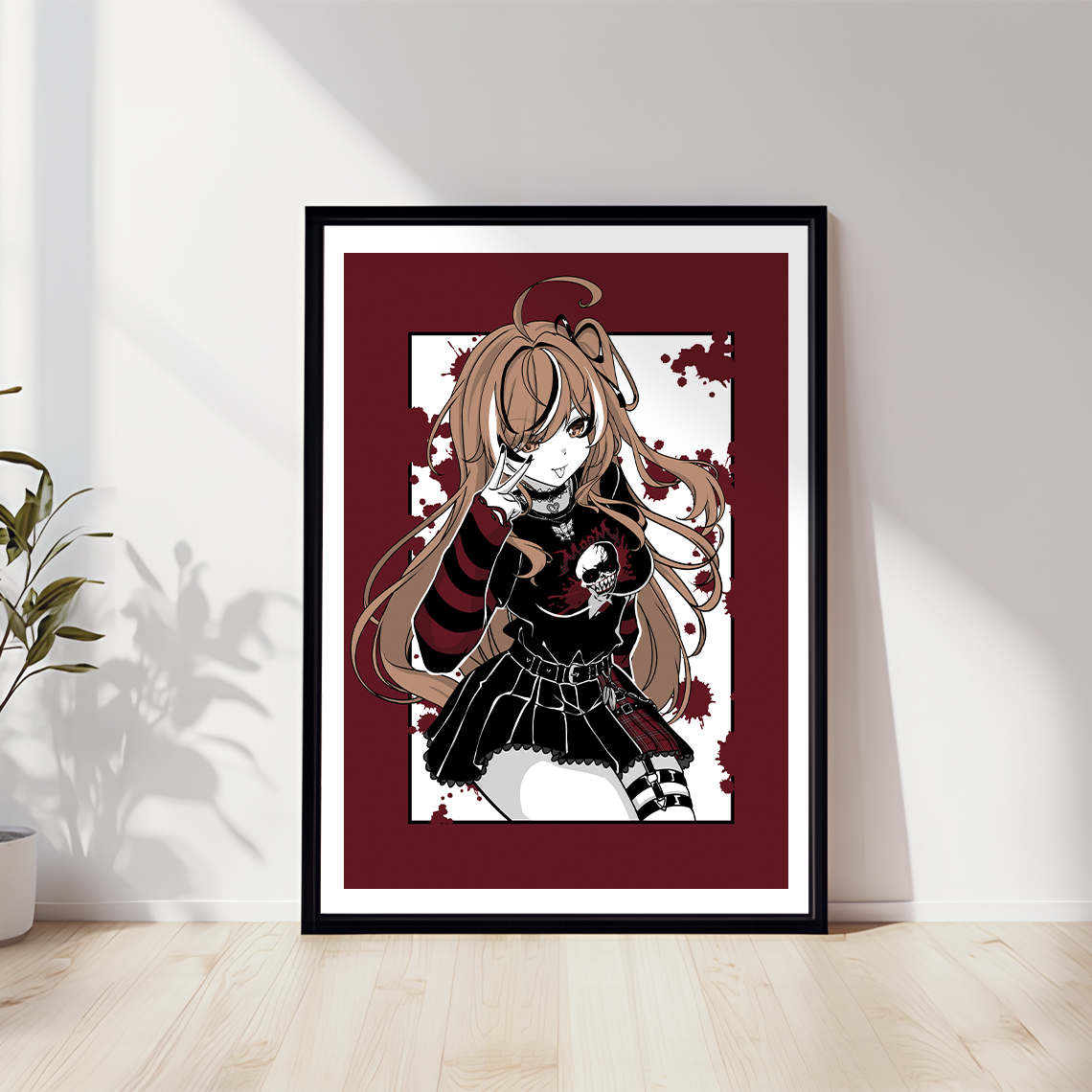 Nanashi Mumei Wall Art Nanashi Mumei Poster Hololive Merch Vtubers Gift Hololive Wall Decor Nanashi Mumei Merch Anime Wall Art Canvas