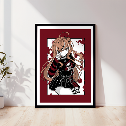 Nanashi Mumei Wall Art Nanashi Mumei Poster Hololive Merch Vtubers Gift Hololive Wall Decor Nanashi Mumei Merch Anime Wall Art Canvas