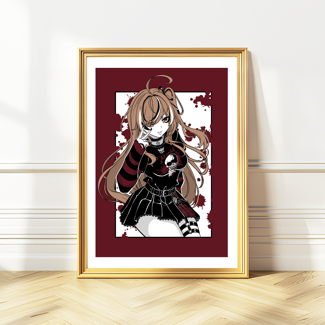 Nanashi Mumei Wall Art Nanashi Mumei Poster Hololive Merch Vtubers Gift Hololive Wall Decor Nanashi Mumei Merch Anime Wall Art Canvas