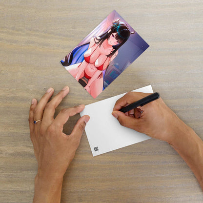 Nerissa Ravencroft Postcard Mini Print Hololive Merch Vtubers Merch Hololive Mini Print Nerissa Ravencroft Merch