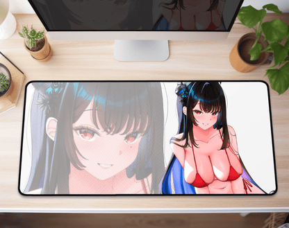 Nerissa Ravencroft Deskmat Vtubers Mousepad XL XXL Gaming Desk Mat Gift for Gamers Waifu Large Playmat Hololive Merch Nerissa Ravencroft Mousepad