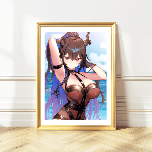Nerissa Ravencroft Wall Art Nerissa Ravencroft Hololive Advent Merch Vtubers Gift Hololive Wall Decor Nerissa Ravencroft Merch Anime Wall Art Canvas