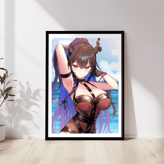 Nerissa Ravencroft Wall Art Nerissa Ravencroft Hololive Advent Merch Vtubers Gift Hololive Wall Decor Nerissa Ravencroft Merch Anime Wall Art Canvas