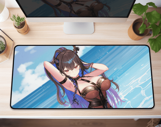 Nerissa Ravencroft Deskmat Vtubers Mousepad XL XXL Gaming Desk Mat Gift for Gamers Waifu Large Playmat Hololive Merch Nerissa Ravencroft Mousepad