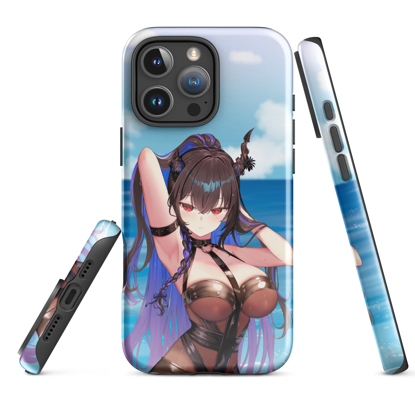 Nerissa Ravencroft Phone Case Vtuber Phone Case Hololive Merch Iphone Case Samsung Case Gift For Vtuber Fan Nerissa Ravencroft Fan Kawaii Phone Case
