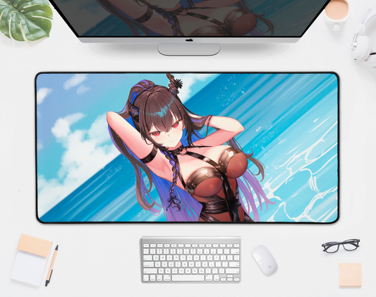 Nerissa Ravencroft Deskmat Vtubers Mousepad XL XXL Gaming Desk Mat Gift for Gamers Waifu Large Playmat Hololive Merch Nerissa Ravencroft Mousepad