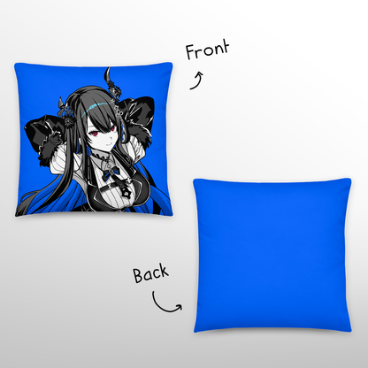 Nerissa Ravencroft Throw Pillow, Vtuber Throw Pillows, Gift for Vtuber Fan, Nerissa Ravencroft Throw Pillow, Decorative Pillow, Nerissa Ravencroft Merch