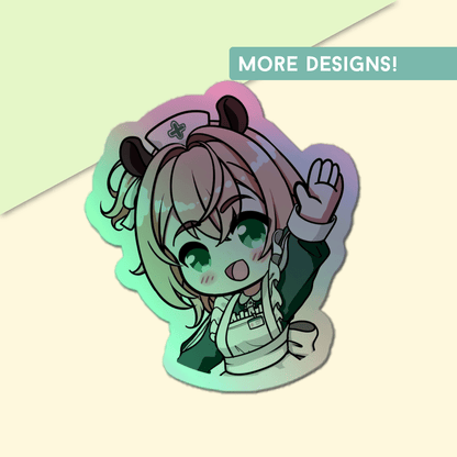 Nimi Nightmare Sticker, Vtuber Stickers, Kiss Cut Stickers 3"x3", Nimi Nightmare Stickers, Stationery Stickers, Nimi Nightmare Merch, Vtuber merch