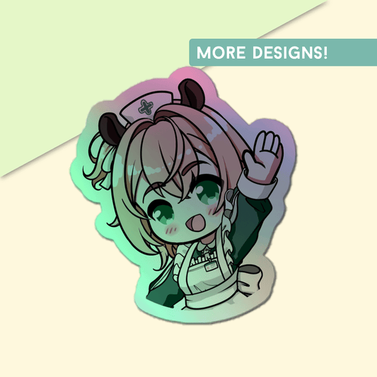 Nimi Nightmare Sticker, Vtuber Stickers, Kiss Cut Stickers 3"x3", Nimi Nightmare Stickers, Stationery Stickers, Nimi Nightmare Merch, Vtuber merch