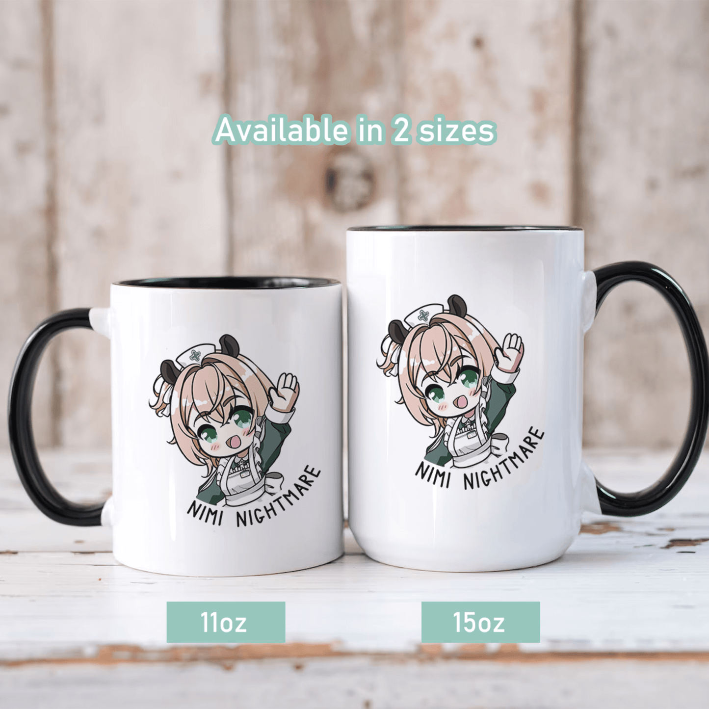 Nimi Nightmare Mug, Vtuber Mug, Nimi Nightmare Coffee Cup, Nimi Nightmare Merch, Customized Coffee Mug, Vtuber Merch, Nimi Nightmare Fan Merch, Gift For Friend