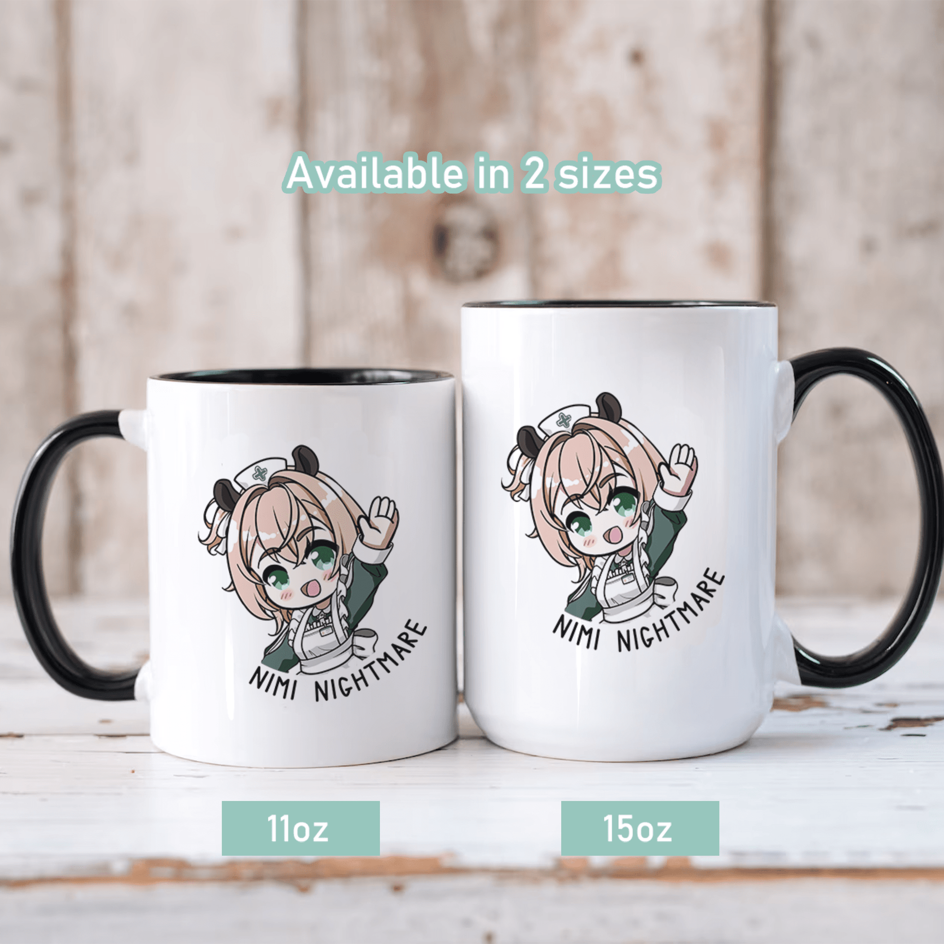 Nimi Nightmare Mug, Vtuber Mug, Nimi Nightmare Coffee Cup, Nimi Nightmare Merch, Customized Coffee Mug, Vtuber Merch, Nimi Nightmare Fan Merch, Gift For Friend