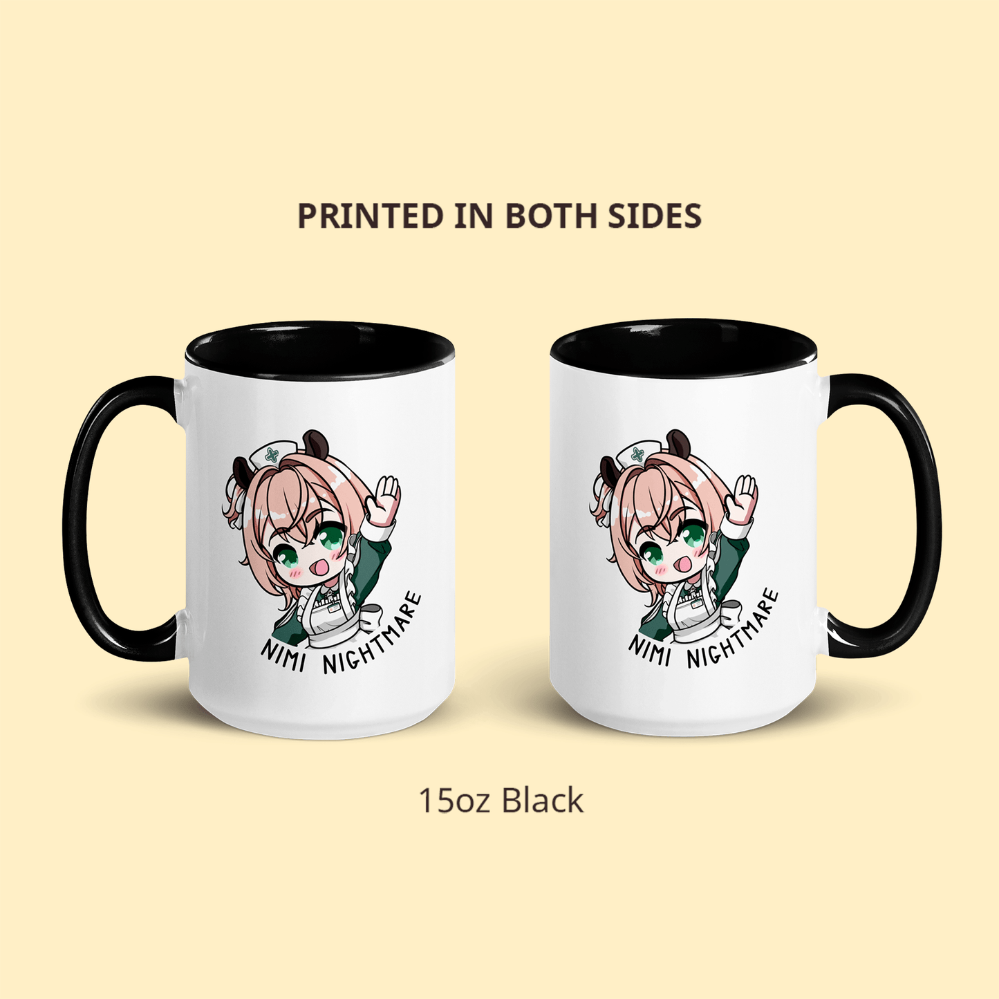 Nimi Nightmare Mug, Vtuber Mug, Nimi Nightmare Coffee Cup, Nimi Nightmare Merch, Customized Coffee Mug, Vtuber Merch, Nimi Nightmare Fan Merch, Gift For Friend