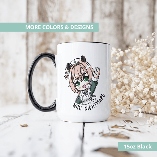 Nimi Nightmare Mug, Vtuber Mug, Nimi Nightmare Coffee Cup, Nimi Nightmare Merch, Customized Coffee Mug, Vtuber Merch, Nimi Nightmare Fan Merch, Gift For Friend