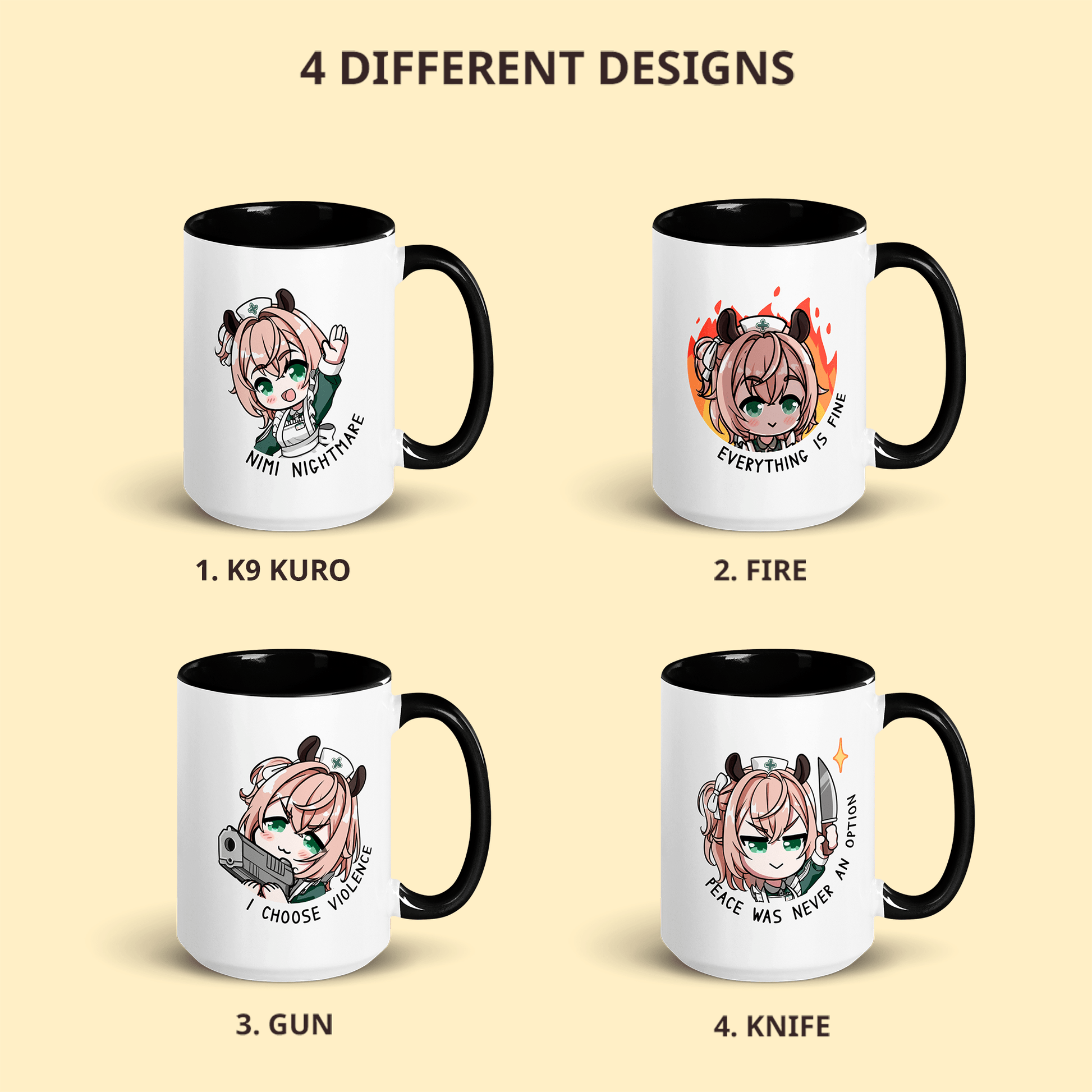 Nimi Nightmare Mug, Vtuber Mug, Nimi Nightmare Coffee Cup, Nimi Nightmare Merch, Customized Coffee Mug, Vtuber Merch, Nimi Nightmare Fan Merch, Gift For Friend