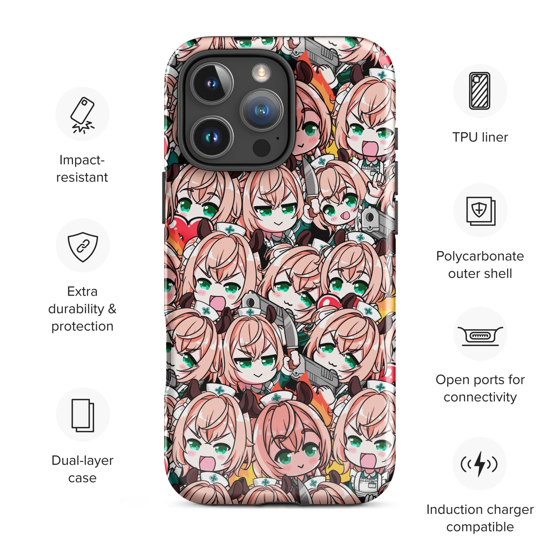 Nimi Nightmare Phone Case, Vtuber Phone Case, Nimi Nightmare Merch, Iphone Case, Samsung Case, Gift For Vtuber Fan, Nimi Nightmare Fan, Kawaii Phone Case