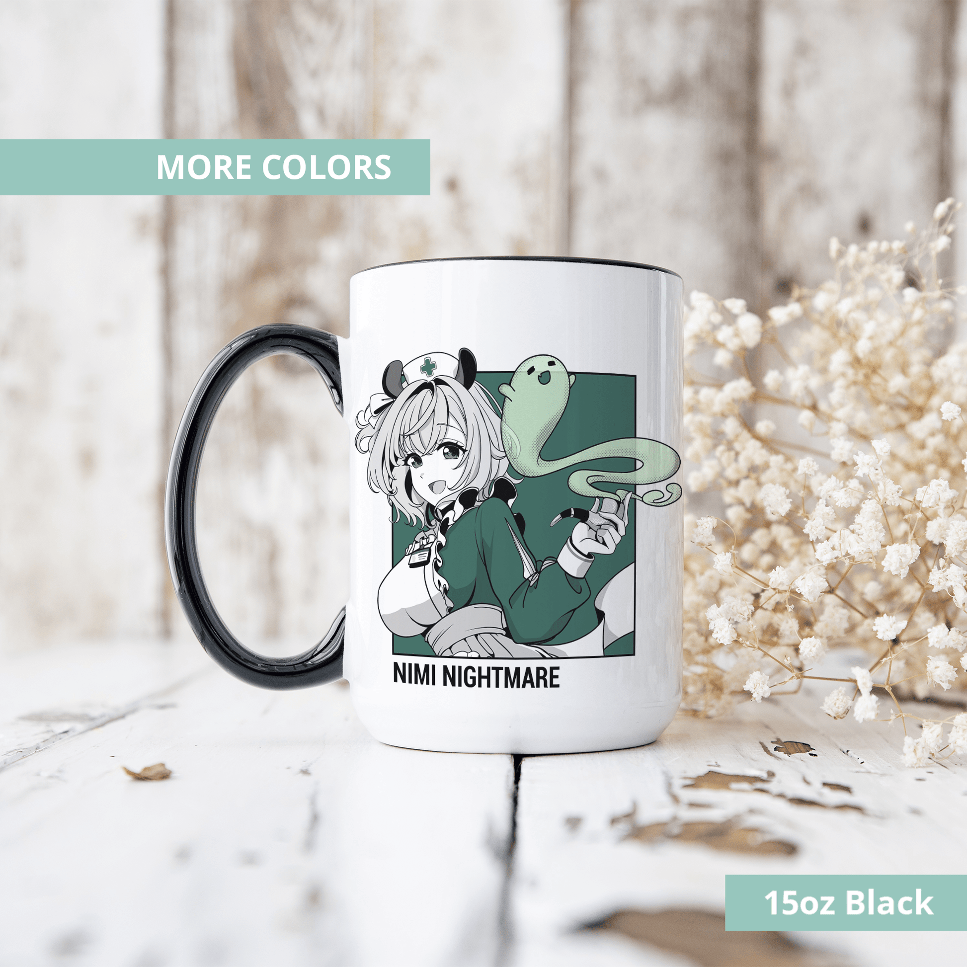 Nimi Nightmare Mug, Vtuber Mug, Nimi Nightmare Coffee Cup, Nimi Nightmare Merch, Customized Coffee Mug, Vtuber Merch, Nimi Nightmare Fan Merch, Gift For Friend