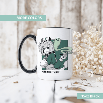 Nimi Nightmare Mug, Vtuber Mug, Nimi Nightmare Coffee Cup, Nimi Nightmare Merch, Customized Coffee Mug, Vtuber Merch, Nimi Nightmare Fan Merch, Gift For Friend