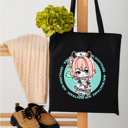 Nimi Nightmare Tote Bag Vtuber Tote Bag Nimi Nightmare Fan Merch Cotton Canvas Tote Bag Eco Tote Bag Sustainable Bag Kawaii Tote Bag Nimi Nightmare merch