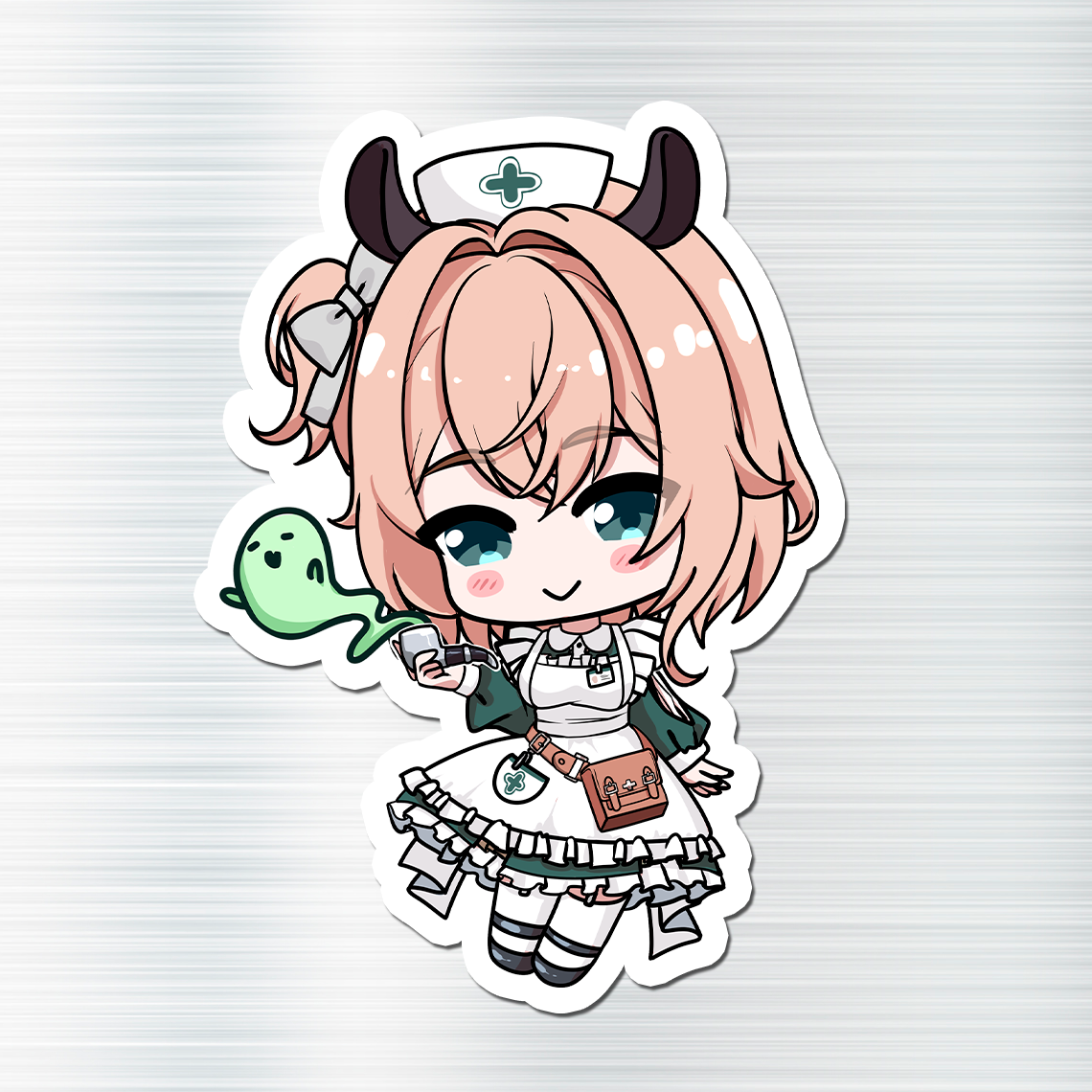 Nimi Nightmare Fridge Magnet, Die Cut Vtuber Magnets 3″ × 3″, Vtuber Merch, Nimi Nightmare Merch, Nimi Nightmare Magnet, Nimi Nightmare Fan