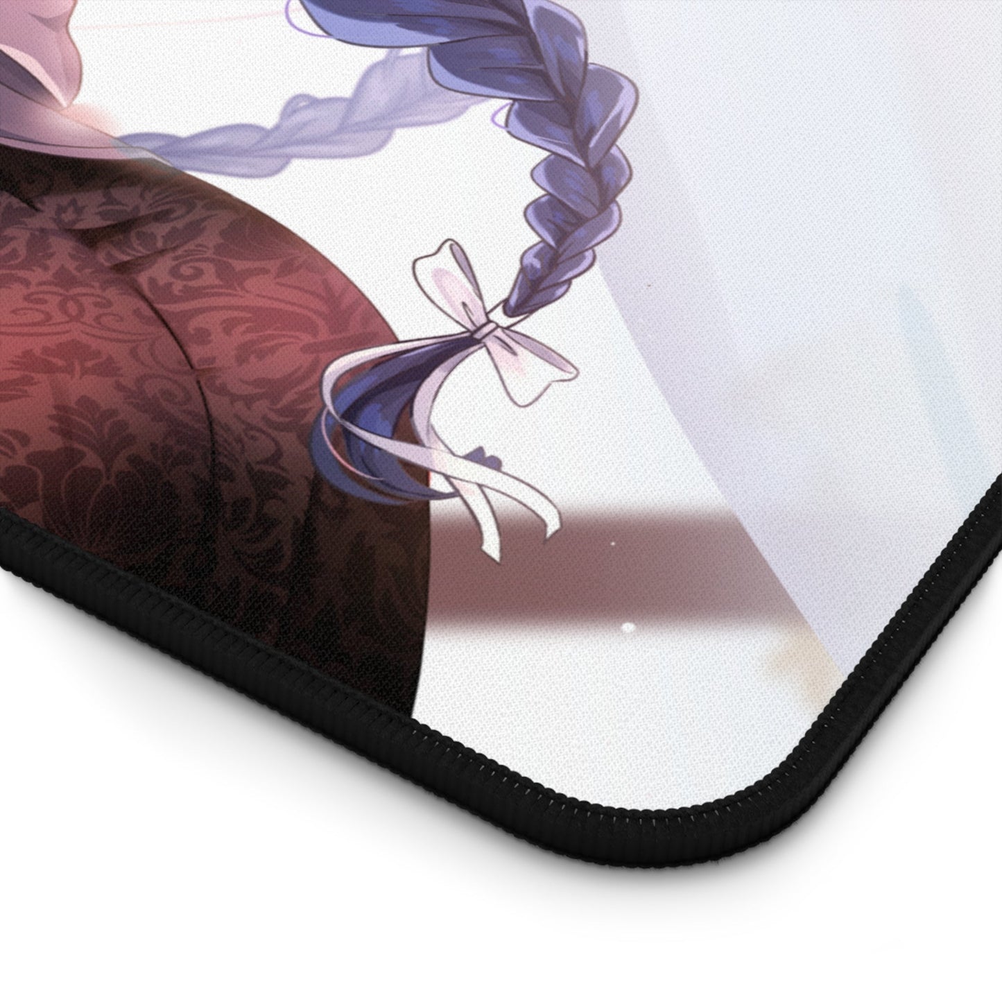 Ouro Kronii Deskmat, Vtubers Illustration Mousepad XL XXL, Gaming Desk Mat Gift for Gamers, Waifu Deskmat, Hololive Ouro Kronii Merch, Ouro Kronii Mousepad